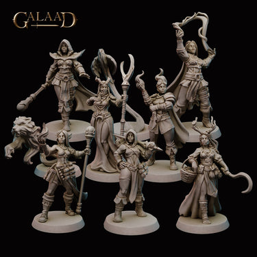 Female Mages and Fighters Bundle
